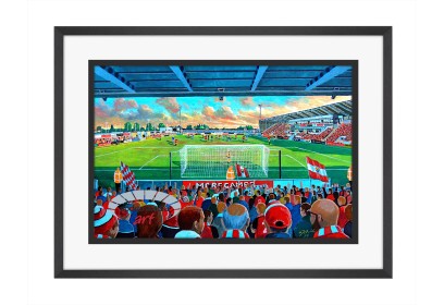 Globe Arena Stadium Fine Art Print - Morecambe FC